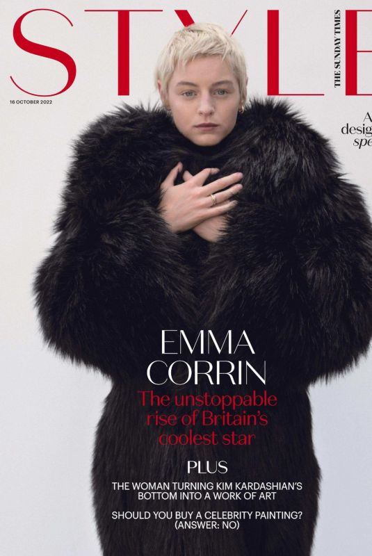 EMMA CORRIN in The Sunday Times Style Magazine, October 2022