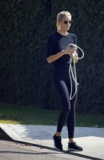 EMMA HERNAN Leaves Her Hollywood Hills Home 10/13/2022
