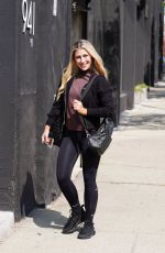 EMMA SLATER Arrives at DWTS Studios in Los Angeles 10/07/2022