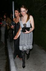 EMMA STONE Arrives at 2nd Annual Academy Museum Gala Afterparty in West Hollywood 10/15/2022