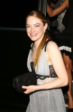 EMMA STONE Arrives at 2nd Annual Academy Museum Gala Afterparty in West Hollywood 10/15/2022
