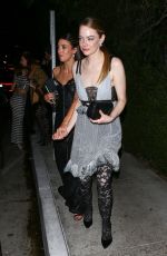 EMMA STONE Arrives at 2nd Annual Academy Museum Gala Afterparty in West Hollywood 10/15/2022