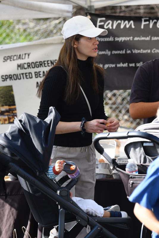 EMMY ROSSUM at Farmer’s Market in Brentwood 10/16/2022