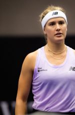 EUGENIE BOUCHARD at Agel Open Qualifying Match in Ostrava 10/01/2022