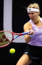 EUGENIE BOUCHARD at Agel Open Qualifying Match in Ostrava 10/01/2022