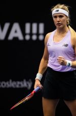 EUGENIE BOUCHARD at Agel Open Qualifying Match in Ostrava 10/01/2022