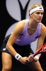 EUGENIE BOUCHARD at Agel Open Qualifying Match in Ostrava 10/01/2022