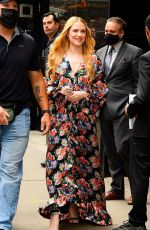 EVAN RACHEL WOOD Arrives at Good Morning America in New York 06/21/2022