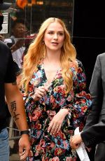 EVAN RACHEL WOOD Arrives at Good Morning America in New York 06/21/2022