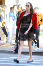 FAMKE JANSSEN Out in New York 10/10/2022