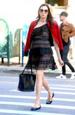 FAMKE JANSSEN Out in New York 10/10/2022