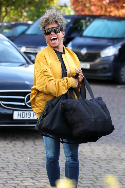 FLEUR EAST Heading to Strictly Come Dancing Rehersal in London 10/21/2022