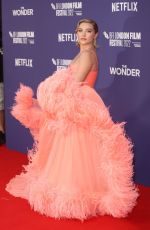 FLORENCE PUGH at The Wonder Premiere at 66th BFI London Film Festival 10/07/2022