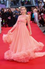 FLORENCE PUGH at The Wonder Premiere at 66th BFI London Film Festival 10/07/2022