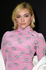 FLORENCE PUGH at Valentino Show at Paris Fashion Week 10/02/2022