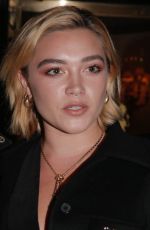 FLORENCE PUGH Night Out in Paris 10/03/2022