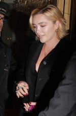 FLORENCE PUGH Night Out in Paris 10/03/2022