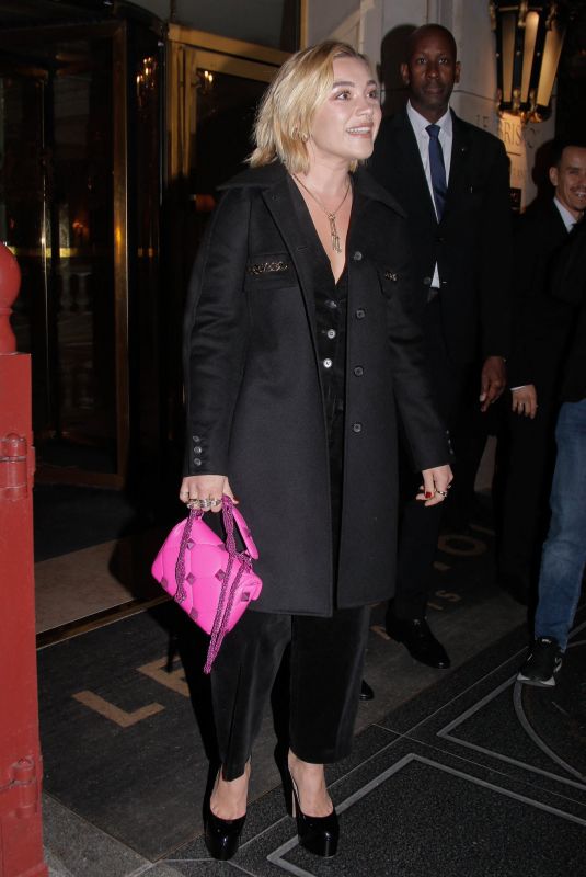 FLORENCE PUGH Night Out in Paris 10/03/2022
