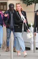 FLORENCE PUGH Out at Paris Fashion Week 10/01/2022