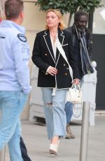 FLORENCE PUGH Out at Paris Fashion Week 10/01/2022