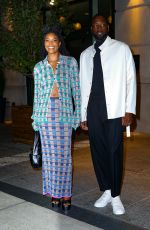 GABRIELLE UNION and Dwyane Wade Leaves Their Hotel in New York 10/07/2022