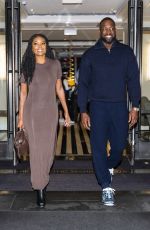 GABRIELLE UNION and Dwyane Wade Night Out in New York 10/08/2022