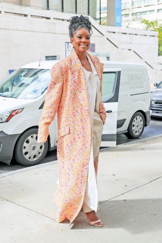 GABRIELLE UNION Arrives at a Q&A Event in New York 10/14/2022