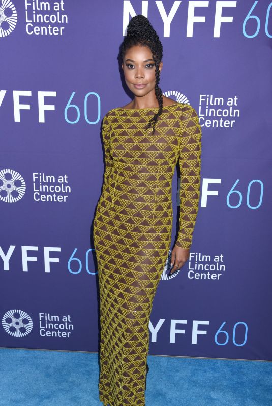GABRIELLE UNION at The Inspection Premiere at 60th New York Film Festival 10/14/2022