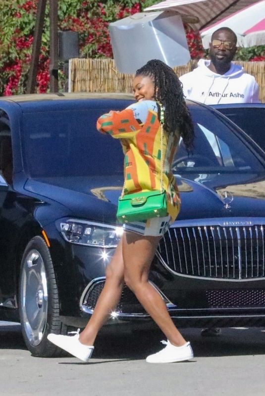 GABRIELLE UNION Out for Date Lunch in Malibu 10/23/2022