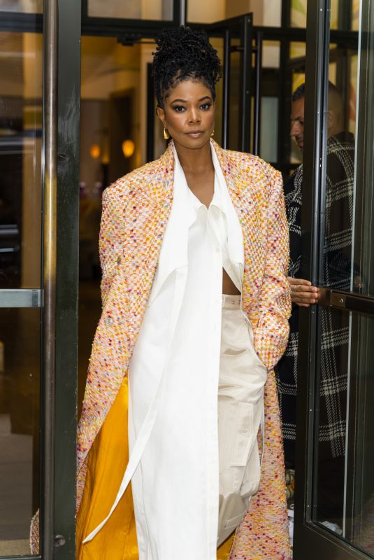 GABRIELLE UNION Out in New York 10/14/2022