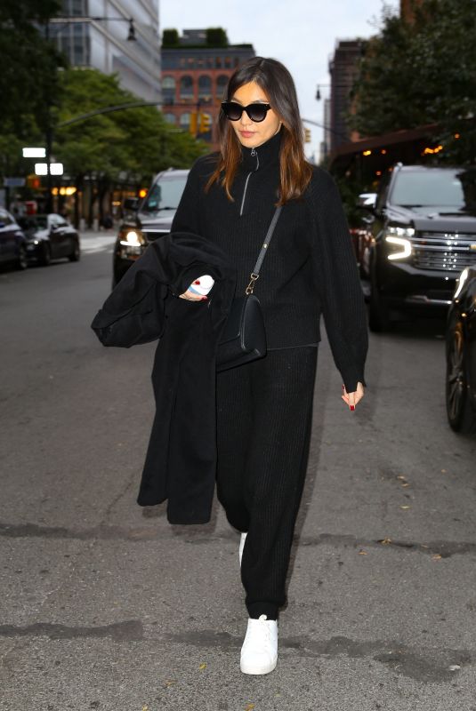 GEMMA CHAN Leaves Greenwich Hotel in New York 09/30/2022