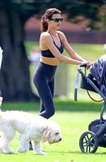 GEORGIA FOWLER Out with Her Baby and Dog in Sydney 10/04/2022