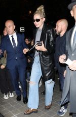 GIGI HADID Arrives at Her Hotel in Paris 10/01/2022