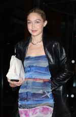 GIGI HADID Night Out in Paris 10/01/2022