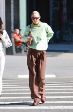 GIGI HADID Out and About in New York 10/10/2022