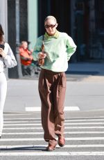 GIGI HADID Out and About in New York 10/10/2022