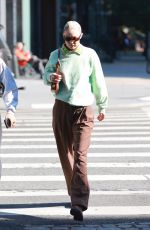 GIGI HADID Out and About in New York 10/10/2022