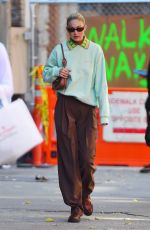 GIGI HADID Out and About in New York 10/10/2022