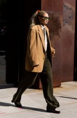 GIGI HADID Out and About in New York 10/14/2022