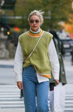 GIGI HADID Out and About in New York 10/28/2022