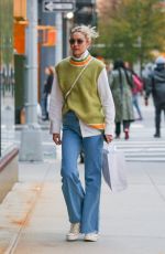 GIGI HADID Out and About in New York 10/28/2022