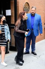 GLORIA ESTEFAN Leaves ABC Studios in New York 10/16/2022