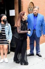 GLORIA ESTEFAN Leaves ABC Studios in New York 10/16/2022