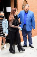 GLORIA ESTEFAN Leaves ABC Studios in New York 10/16/2022