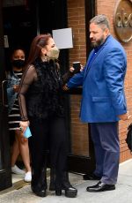 GLORIA ESTEFAN Leaves ABC Studios in New York 10/16/2022