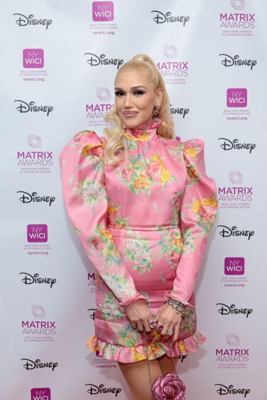 GWEN STEFANI at 2022 Matrix Awards at Ziegfeld Ballroom in New York 10/26/2022