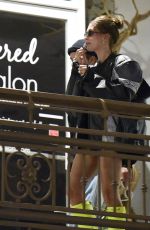 HAILEY and Jusin BIEBER Leaves Sushi Park in West Hollywood 10/14/2022