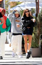 HAILEY and Justin BIEBER Out for Brunch at Croft Alley in Beverly Hills 10/23/2022