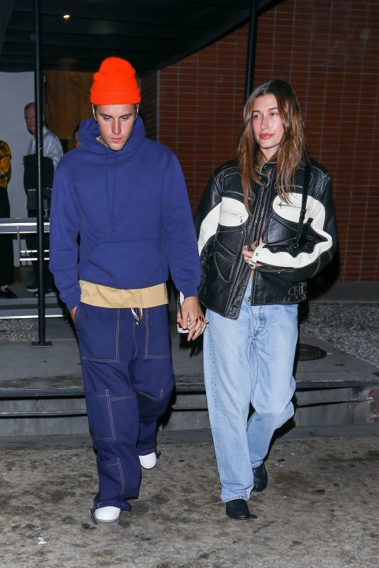 HAILEY and Justin BIEBR Out for Dinner Date in West Hollywood 10/22/2022