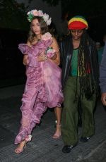 HAILEY BIEBER Arrives at Vas Morgan